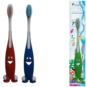 Venta directa de fábrica, cepillo de dientes con cara sonriente, gran oferta, cepillo de dientes manual para niños de dibujos animados, alta calidad - Product Image 1