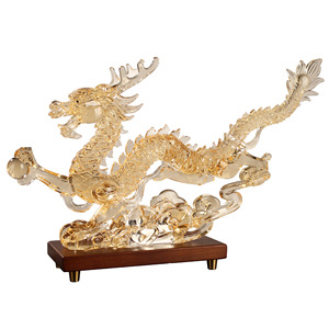 Figurita de dragón de acrílico transparente para decoración de sala de estar, regalo de Año Nuevo Chino, adorno del zodiaco - Product Image 5