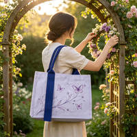 Sac fourre-tout en toile personnalisé avec motif de dessin animé, durable, recyclé, pour le shopping quotidien, le rangement, le sport, ou comme cadeau artisanal pour les fêtes