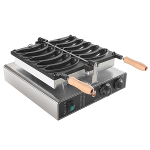 Machine à gaufres professionnelle en forme de banane, <span class=keywords><strong>2000W</strong></span>, électrique, revêtement antiadhésif, chauffage double face, chauffage uniforme, usage commercial - Product Image 2