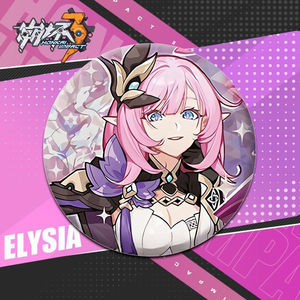 Kunden spezifische Honkai Impact 3 Holy Scar Serie Alicia Legierung Peripherie Weißblech Anime Animation Bar Abzeichen Brosche Souvenir - Product Image 3