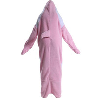 7073 confortable doux adulte mignon Animal dauphin portable à capuche couverture habiller Cosplay fête Costumes flanelle polaire dauphin couverture