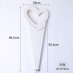 10 unids/bolsa <span class=keywords><strong>amor</strong></span> melocotón mango Mini caja de papel rosa única caja de flores en forma de corazón ramo de flores tienda Floral - Product Image 5