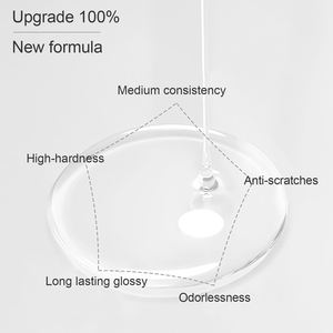 Nouvelle formule 2026 Top Coat Gel Cristal 15ml, sans décoloration, ultra brillant, dur, applicable au pinceau, Gel OEM en gros - Product Image 2