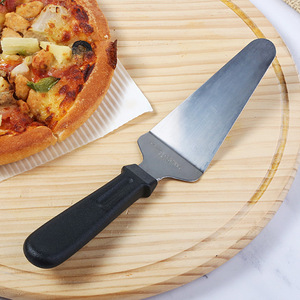 Juego de espátulas de acero inoxidable DF30 0630 con mangos negros, utensilios de cocina duraderos para uso doméstico - Product Image 2