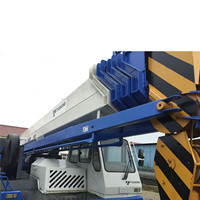Grue sur camion TADANO GT550E d'occasion, 55 tonnes, 4 essieux, mobile, avec flèche télescopique de 42 m, hydraulique d'origine, pour travaux de levage en construction