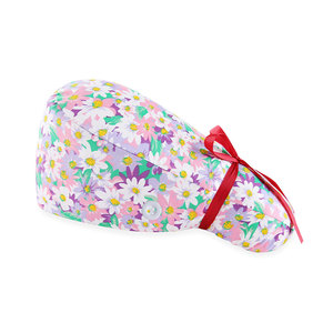 หมวกผ่าตัดแบบมีซับในผ้าซาติน หมวก<span class=keywords><strong>พยาบาล</strong></span> ระบายอากาศได้ดี สวมใส่สบาย พร้อมกระดุม สำหรับใช้ในโรง<span class=keywords><strong>พยาบาล</strong></span> โรงงาน หรือสถานที่ทำงานอื่นๆ ลายพิมพ์ - Product Image 2