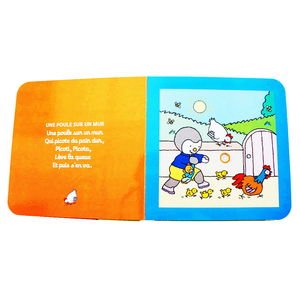 Livre sonore interactif éducatif pour enfants T'choupi Chante Les Premières Comptines en français, personnalisé par l'usine OEM - Product Image 2