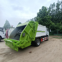 Camion compacteur de déchets diesel 8CBM 4x2, camion de nettoyage de poubelles à compression, norme d'émission Euro 4, 11995 kg, à vendre