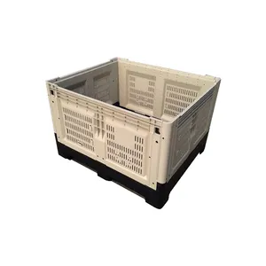 warehouse folding plastic pallet box transport folding box plastic pallet container cardboard folding shipping container