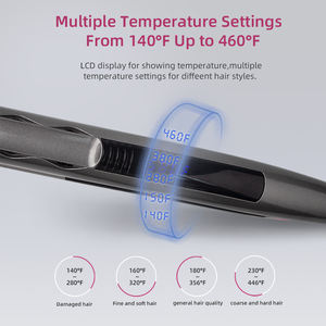 Nouveau flux dames voyage Fantom rétro patchs lisseur cheveux Falter connecteur Hir fer forme Compact femme pour Logo Vietnam - Product Image 3