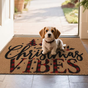 Tapete de Entrada con Diseño de Piña, Rectangular, Antideslizante, de PVC, para Uso en Exteriores - Product Image 1