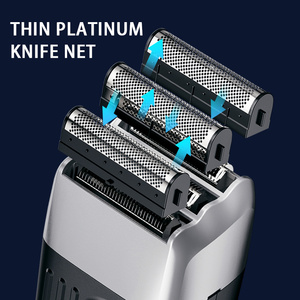 <b>For</b> <b>Foil</b> Triple Blades Razor Bald <b>Head</b> Barber Trimmer Waterproof Wet/Dry Cordless Electric <b>Shaver</b> <b>for</b> Men Body Face RV Use - Product Image 3