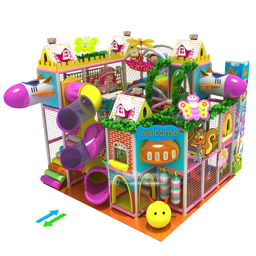 2024 Design personnalisable Soft Game Parc d'attractions intérieur pour enfants à vendre