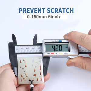 Calibrador <span class=keywords><strong>Digital</strong></span> ETOPOO de 6 Pulgadas 150 mm de Acero Inoxidable, Pie de Rey Electrónico de Metal/Fibra de Carbono - Product Image 5