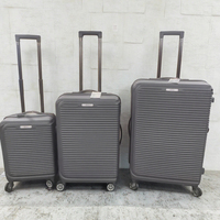 Ensemble de valises trolley de luxe personnalisables en ABS, élégantes et abordables pour des voyages stylés