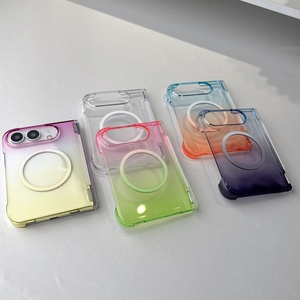 เคสโทรศัพท์มือถือแบบใสไล่เฉดสี ดีไซน์แม่เหล็ก สำหรับ iPhone 18 Ultra รองรับการชาร์จไร้สาย บางเฉียบ ผลิตจากวัสดุ PC แข็งแรง ทนทานต่อแรงกระแทก - Product Image 2