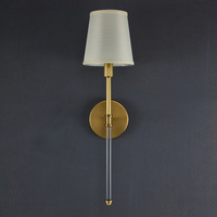 Offre Spéciale Chambre Hôtel Moderne De Chevet Mur De Fer Lampe de Mur de Tissu