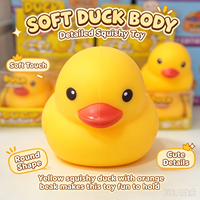 Jouet Squishy Canard Jaune Géant, Doux, à Remontée Lente, Anti-stress, Canard de Dessin Animé, Poupée Kawaii, pour Fête d'Anniversaire d'Enfants