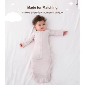 Camisón para Bebé, Viscosa de Bambú, Manga Larga, Saco de Dormir Unisex para Recién Nacido, Tejido de Punto Suave - Product Image 3