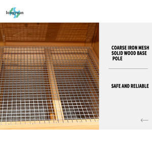 Grand clapier et <span class=keywords><strong>cage</strong></span> à lapins personnalisés en bois bon marché faits à la main pour la reproduction et les animaux de compagnie - Product Image 5