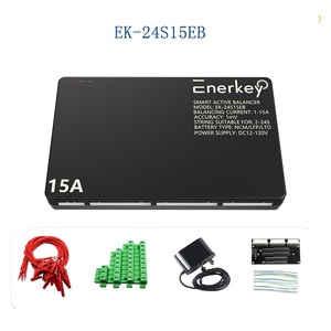 EK-24S15A/EK-24S20A 18650 แบตเตอรี่ลิเธียมไททาเนตแบบเทอร์นารี 2-24 เซอรีส์ 15A อีควอไลเซอร์ บอร์ดปรับสมดุลแบบแอคทีฟ ดูผลผ่านแอพมือถือ - Product Image 1