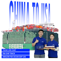 Agent d'expédition DDP entre l'entrepôt Amazon FBA 3PL en Chine et les Émirats arabes unis, fret maritime, livraison porte-à-porte, import de marchandises, fret maritime LCL FCL, douane