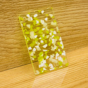 Feuilles acryliques dispersées colorées couleur bonbon poudre d'oignon découpe Laser traitement oignon paillettes panneau - Product Image 2