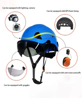 HBC CE Casque de génie électrique Splash Guard Styles Construction légère Anti Smash Hard Hats Casque de sécurité industrielle
