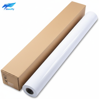 Lienzo de Arte de Formato Ancho, Sintético, Mate, Universal, Brillante, 914 mm x 610 mm, Rollo de Lienzo para Pintura e Impresión, para Plotter