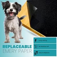 Planche à gratter pour chien réglable, écologique, en laine, pour le soin des ongles avec boîte à friandises, outil de soin des pattes