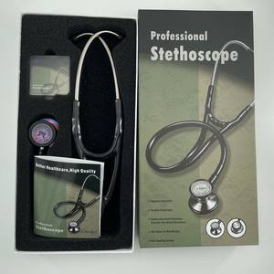 Stéthoscope professionnel Kt-170c double face en acier inoxydable avec diaphragme coloré pour usage médical - Product Image 1