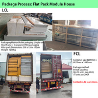 Conteneur préfabriqué pliable en kit pour maison, stockage, habitation, supermarché, salle de sport extérieure, ou unité modulaire