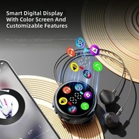 Écouteurs sans fil à bracelet LED avec indicateur de niveau de batterie, compatibles V5.4, ENC, étanches IPX4, autonomie ultra-longue, JL