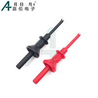JIALUN Sonde de test à fil plaqué or 4 mm, câble de test pour multimètre, outil de mesure électrique