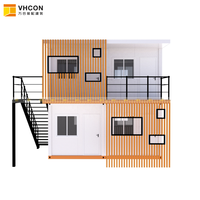 Maison conteneur pliable économique, maison modulaire préfabriquée 20FT 40FT, kit de mini-maison pliable préfabriquée portable à faible coût pour le camping