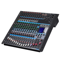 Console de mixage audio professionnelle V1602X 16 canaux, 4 bus, 8 entrées micro, 32 effets DSP, enregistrement BT USB, écran couleur 3,2 pouces