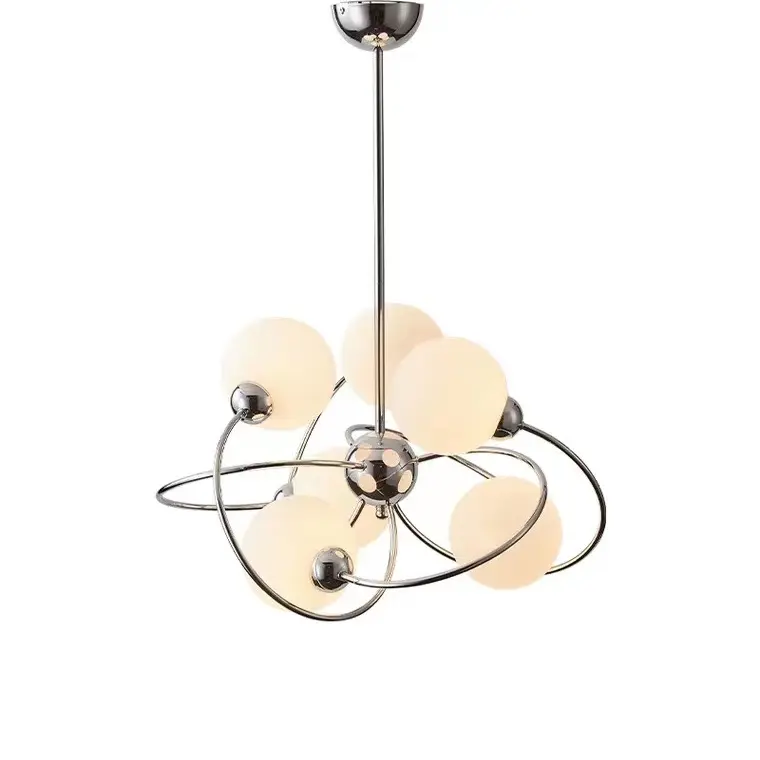 Modern minimalist creative magic beans glass restaurant living room bedroom pendant light LED dining room chandelier