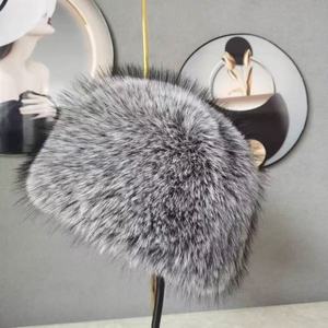 Chapeau d'hiver pour femme en fausse fourrure moelleuse, protection des oreilles, <span class=keywords><strong>bonnet</strong></span> de ski, coupe-vent, chapeau <span class=keywords><strong>russe</strong></span>, <span class=keywords><strong>bonnet</strong></span> en fausse fourrure de renard, chapeau de motard - Product Image 3