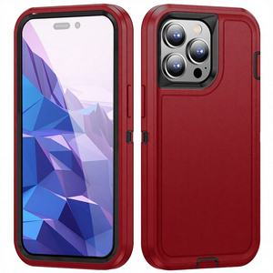 Étui de téléphone antichoc triple protection en PC+TPU, design robuste, anti-chute pour 16 Pro - Product Image 4