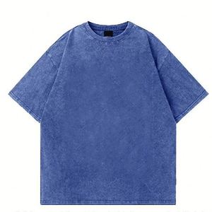 เสื้อยืดคอตตอนวินเทจ สีพื้น เรียบง่าย สปอร์ต แขนสั้น เสื้อผู้ชาย สั่งทำเพิ่มลายได้ - Product Image 6