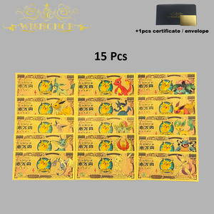 Billete de Banco América Pika 2026 Chapado en Oro de 24K para Colección - Product Image 1