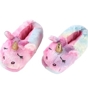 Plush Rainbow <b>Slippers</b> <b>Indoor</b> Lady Shoe Women Anime Shape Unicorn <b>Slipper</b> - Product Image 1