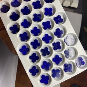 Đá Quý HQ Hạt Cỏ Ba Lá Chất Lượng Tốt 13X13X2Mm Đá Quý Rời Màu Xanh Dương Tự Nhiên - Product Image 6