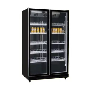 Vendita calda frigorifero commerciale porta in vetro refrigeratori per bevande vino controsoffitto refrigeratore per vino in bar