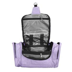 Simple Custom Portable Waterproof Nylon <b>Toiletry</b> <b>Bag</b> <b>Hanging</b> Travel Makeup Polyester Cosmetic Cosmetic Toilet <b>Bags</b> - Product Image 1