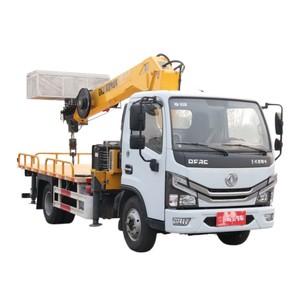 รถบรรทุกตงเฟิงขนาดเล็ก 4x2 3 ตัน พร้อมเครนยกของ 20 เมตร  ตะกร้าทำงานบนที่สูง พร้อมหัวเจาะดิน รถบรรทุกอเนกประสงค์สำหรับงานบำรุงรักษา - Product Image 1