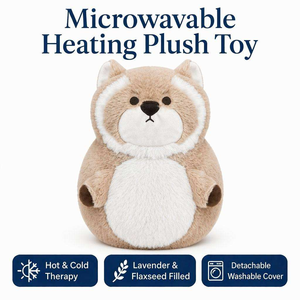Fabricant OEM <span class=keywords><strong>de</strong></span> jouets en peluche chauffants au micro-ondes, avec sachet <span class=keywords><strong>de</strong></span> chaleur lavande et graines <span class=keywords><strong>de</strong></span> lin, amovible et lavable, marque privée - Product Image 1