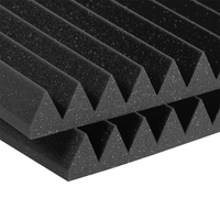 Panel dinding busa akustik Studio Wedge perekat piramida penyerapan isolasi untuk desain grafis isolasi kedap suara