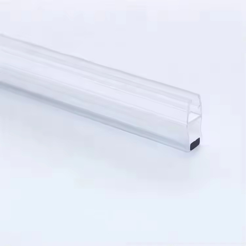 Magnetic PVC Shower Door Seal Strip Waterproof Bathroom Door Transparent Sealing Strip for Shower Screen Window
